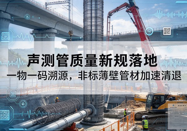 平定声测管质量新规落地，一物一码溯源，非标薄壁管材加速清退